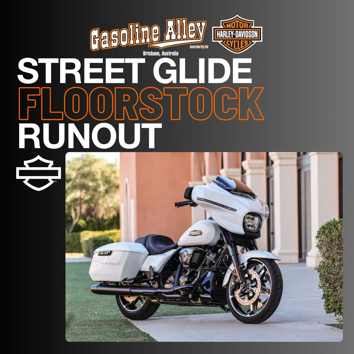 Street Glide Floorstock Runout 1